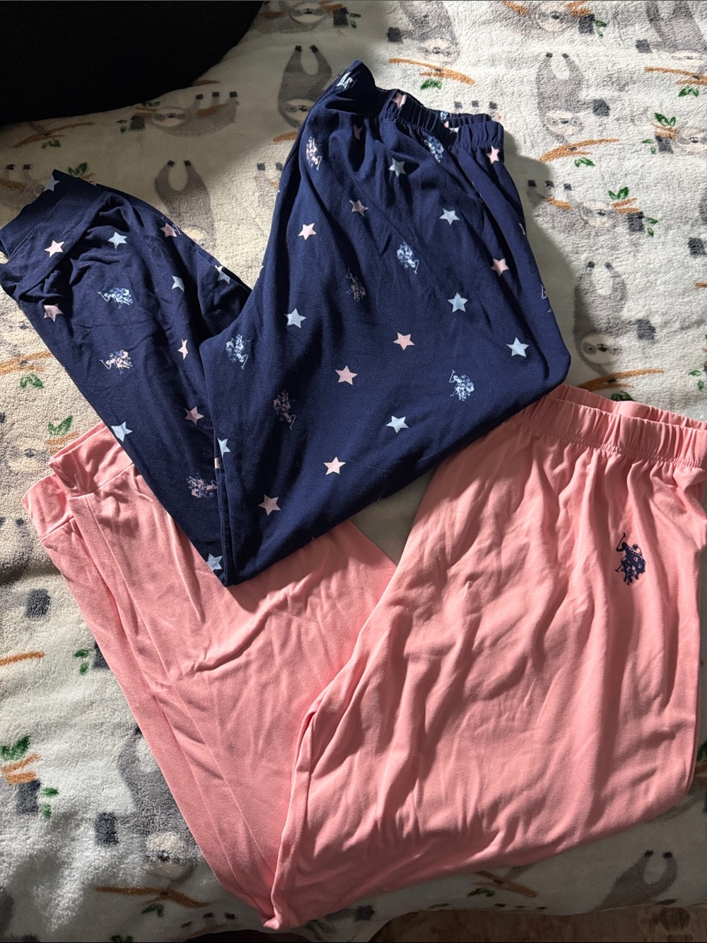 Polo by Ralph Lauren
Navy Star & Pink Pajama Pants Set